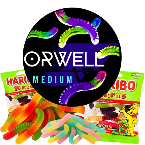 Табак Orwell Medium Jelly Worms (Желейные Червячки) 200 гр