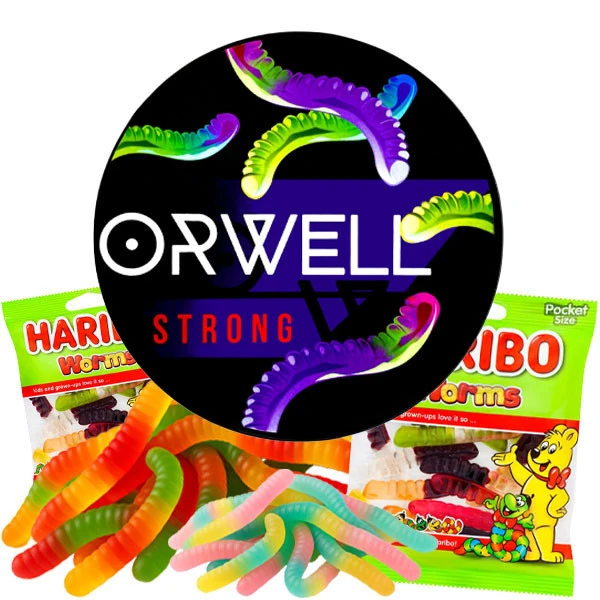 Табак Orwell Strong Jelly Worms (Желейные Червячки) 100 гр