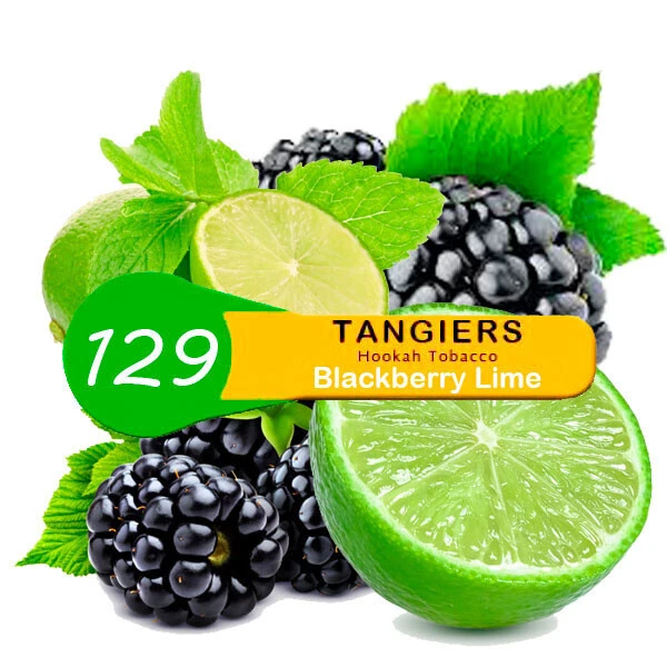 Табак Tangiers Noir Blackberry Lime 129 (Ежевика Лайм) 100 гр