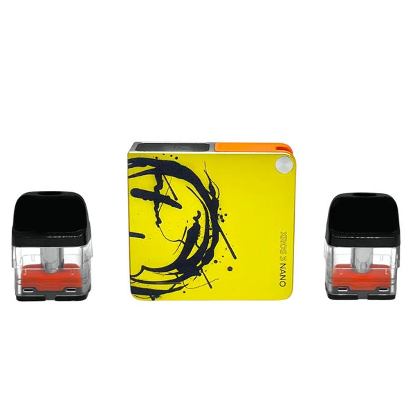 Vaporesso Xros 3 Nano X Smirk (Желтый с черным и оранжевым) — фото 2